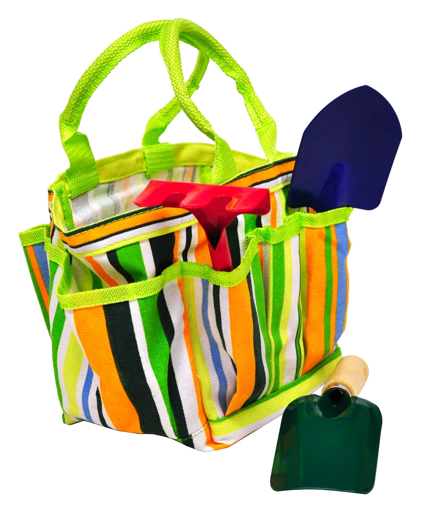 Juego de herramientas de jardinería para niños JustForKids con bolsa